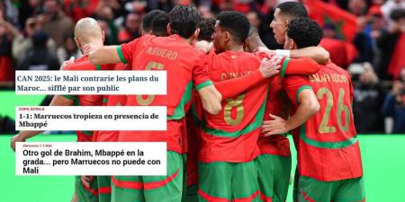 "مالي يعرقل خطط المغرب".. الصحافة العالمية تتفاعل مع تعادل "أسود الأطلس"