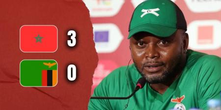 مدرب زامبيا: "للأسف التحكيم لم يكن جيدا وبالغنا في احترام المغرب"