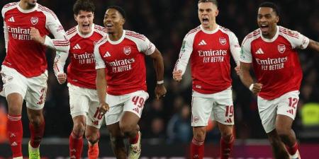 تشكيل فريق أرسنال ضد أستون فيلا في الدوري الإنجليزي