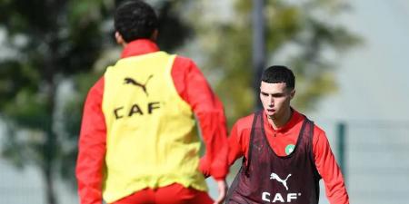 المنتخب المغربي يجري حصة تدريبية صباحية استعدادا لملاقاة تنزانيا في ثمن نهائي كأس أفريقيا