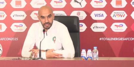 الركراكي يصدم الجماهير بعد التأهل: لو أهدر النصيري الركلة لما عاد إلى المغرب