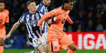 برشلونة يسقط في فخ الهزيمة أمام ريال سوسيداد.. ومنافسة صدارة الليجا تشتعل