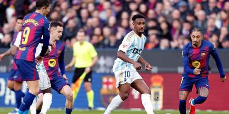 تألق دون مكافأة.. ماذا قدم هيثم حسن أمام برشلونة مع ريال أوفيدو؟