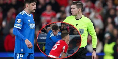 بنفيكا يقدم شكوى رسمية لـ"يويفا" ضد فالفيردي بعد "لكمه" صامويل دال