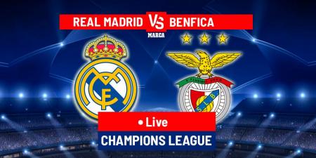 Real Madrid vs Benfica LIVE: Latest Updates - Champions League 25/26