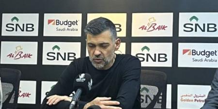 كونسيساو: أتحمل مسؤولية الهزيمة.. وخسرنا الصراعات البدنية ضد الخلود