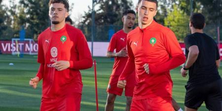 المنتخب المغربي يختتم تحضيراته في مركب محمد السادس قبل السفر إلى مدريد