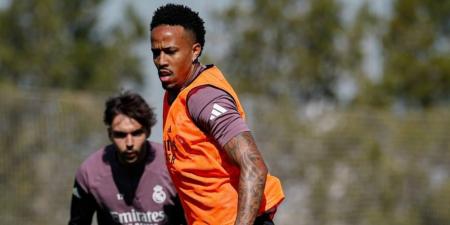 البرازيلي ميليتاو يعود إلى تدريبات ريال مدريد بعد قرابة 4 أشهر من الغياب