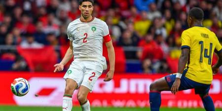 حكيمي: "راضون عن أدائنا أمام الإكوادور وعلينا الاستعداد جيدا لبلوغ أفضل جاهزية للمونديال"