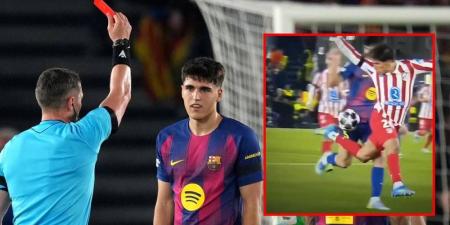 حكم مباراة برشلونة وأتلتيكو مدريد قد يُستبعد من إدارة باقي مباريات دوري الأبطال هذا الموسم بسبب لقطة كوبارسي!