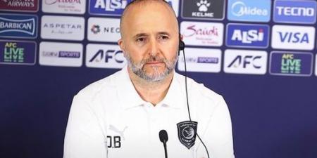 بلماضي: نعلم نقاط قوة وضعف الأهلي.. وقادرون على تقديم مباراة قوية