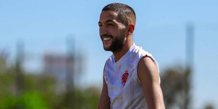 زياش يعود لتداريب الوداد الرياضي قبل مواجهة الكوكب المراكشي