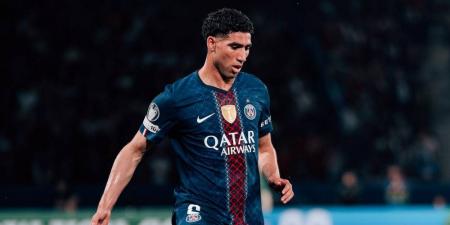 حكيمي يُثير قلق باريس سان جيرمان بعد خروجه الاضطراري أمام أنجيه قبل مواجهة بايرن ميونخ