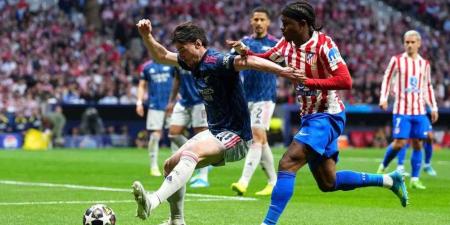 التعادل يحسم ذهاب نصف نهائي دوري أبطال أوروبا بين أتلتيكو مدريد وأرسنال (1-1)