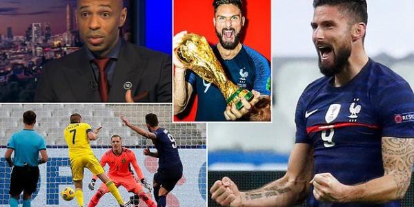 Thierry Henry claims strikers like Olivier Giroud are a 'dying' breed as Arsenal legend admits it would be 'amazing' if the Chelsea veteran breaks his all-time goalscoring record for France 