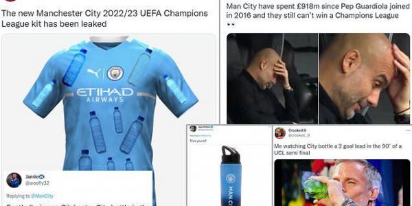 'Football wins as Oilchester City bottle it again': Rival fans mock Manchester City with hilarious memes after their incredible added-time Champions League choke against Real Madrid