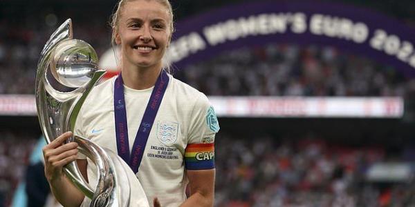 'The proudest moment of my life... I just can't stop crying': Skipper Leah Williamson leads the home party as England finally celebrate a major triumph after beating Germany at Euro 2022 