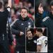 'We have been very unlucky with Chris Kavanagh this season': Fulham boss Marco Silva lays into referee after he was sent off along with Aleksandar Mitrovic - who SHOVED the official - and Willian as his team imploded at Old Trafford 