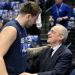 Luka Doncic reunites with Real Madrid president Florentino Perez as the soccer chief heads to Dallas to watch his former basketball star inspire the Mavs to victory over the LA Clippers