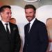 Reliving the glory days! Man United legends David Beckham, Gary Neville, and Teddy Sheringham among the stars on the red carpet for premiere of new Amazon Prime documentary on 1999 Treble