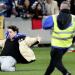 Football 'fan' who invaded the pitch at Spurs training in Melbourne films himself in the act - and reveals what he shouted at Ange Postecoglou's stars