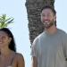 Calvin Harris and his wife Vick Hope look every inch the happy couple as they enjoy a stroll in Sitges after Scott Mills' wedding