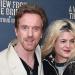 Damian Lewis, 53, looks dapper in beige blazer jacket as he and girlfriend Alison Mosshart, 45, lead stars at A View From The Bridge press night
