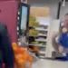 Dramatic moment have-a-go hero customer tries to stop two 'shoplifters' stealing champagne from Sainsbury's