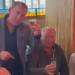 Alan Brazil turns down a jagerbomb and sips his beer on a day out with Ray Parlour, as he's seen for the first time since he 'fell ill' live on air and had to abandon broadcast