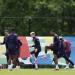 England's non-playing squad members - plus Kobbie Mainoo - report for training the day after Serbia win, but Luke Shaw remains out