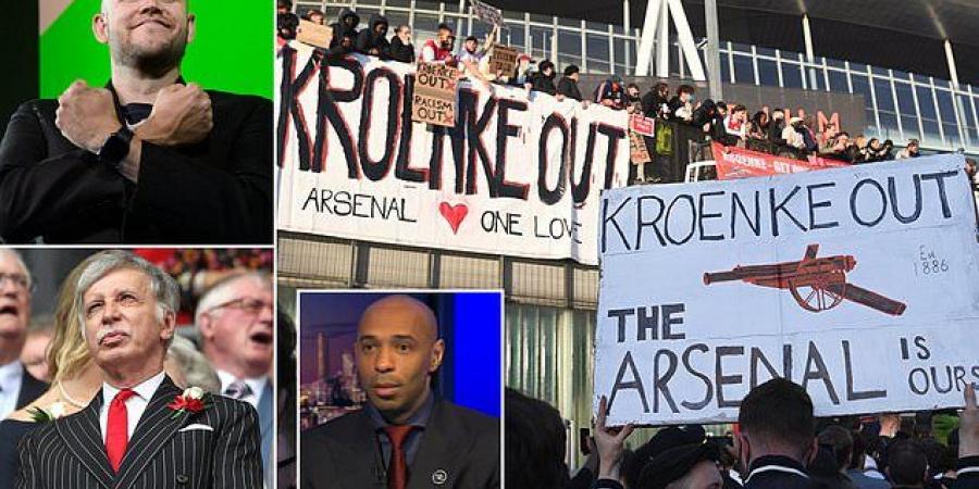 Thierry Henry insists Daniel Ek 'wants to re-inject the Arsenal DNA, the identity that is long gone', as Gunners legend publicly backs Spotify owner's £1.8bn takeover bid for the first time - and tells the Kroenkes they 'NEED to listen'