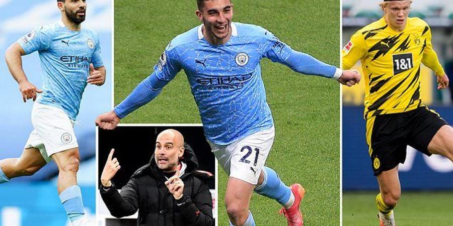 Is Sergio Aguero's successor right under Pep Guardiola's nose? Man City boss hailed Ferran Torres' 'exceptional' debut season after Spaniard's sublime hat-trick at Newcastle... so, do newly-crowned champions REALLY need to splash £154m for Erling Haaland?