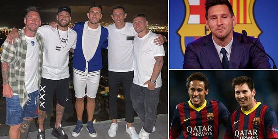 Lionel Messi insists picture of him in Ibiza with PSG stars including Neymar and Angel Di Maria 24 hours before Barcelona exit was announced was a 'coincidence'... but admits players were telling him to 'come to Paris'