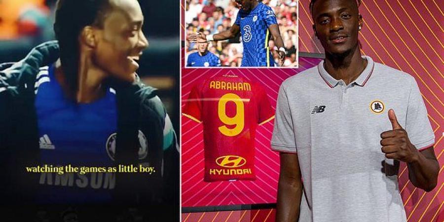 Tammy Abraham pens emotional farewell to Chelsea following £34m switch to Roma as he thanks the club for making him 'who he is' and urges them to add to their trophy haul