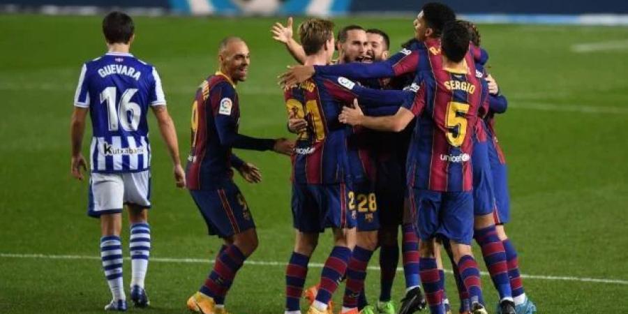 ثنائي برشلونة يشارك في المران الجماعي