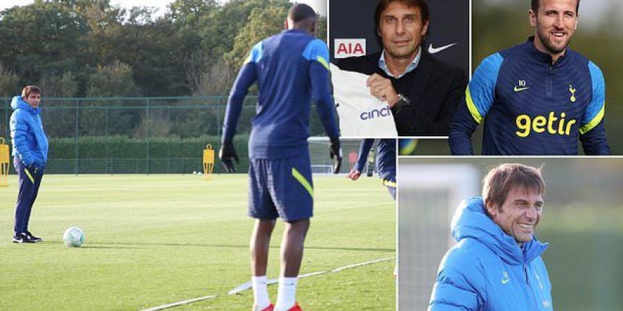 Inside Conte's first day: New boss left his struggling stars deeply impressed during visit to Spurs' Enfield HQ... but Kane and Co are in NO doubt about the hard work ahead after a passionate speech