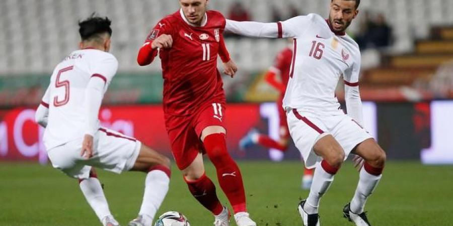 المنتخب الصربي يفوز على نظيره القطري