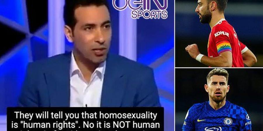 Premier League broadcasters BeIN Sports sanction Egypt icon Mohammed Aboutrika after pundit attacked top flight's Rainbow Laces campaign by calling homosexuality a 'nasty, dangerous ideology' and asking the channel to 'avoid everything LGBT related'