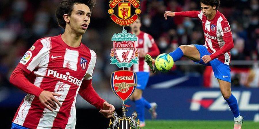 Joao Felix 'is told he can leave Atletico Madrid if a suitable offer arrives', with 'Manchester United, Liverpool, Arsenal and Newcastle all placed on red alert' in four-way Premier League transfer dogfight