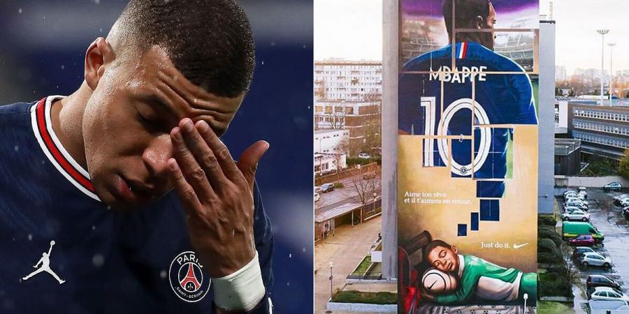 Death threat left on Mbappe's mural in Bondy