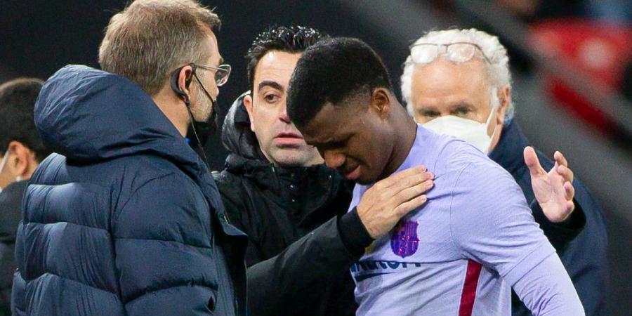 Ansu Fati's new medical statement after Copa del Rey injury