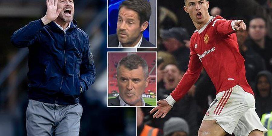 Roy Keane and Jamie Redknapp insist Cristiano Ronaldo DOES still have a future under new manager Erik ten Hag at Man United... and claim the 37-year-old would have scored FIFTY this season if he played for Chelsea 