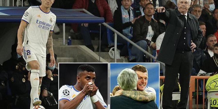 Toni Kroos reveals he HELPED Carlo Ancelotti on the touchline over which Real Madrid substitutes to bring on against Manchester City... as the manager 'had doubts' about who he should bring on to inspire their comeback victory