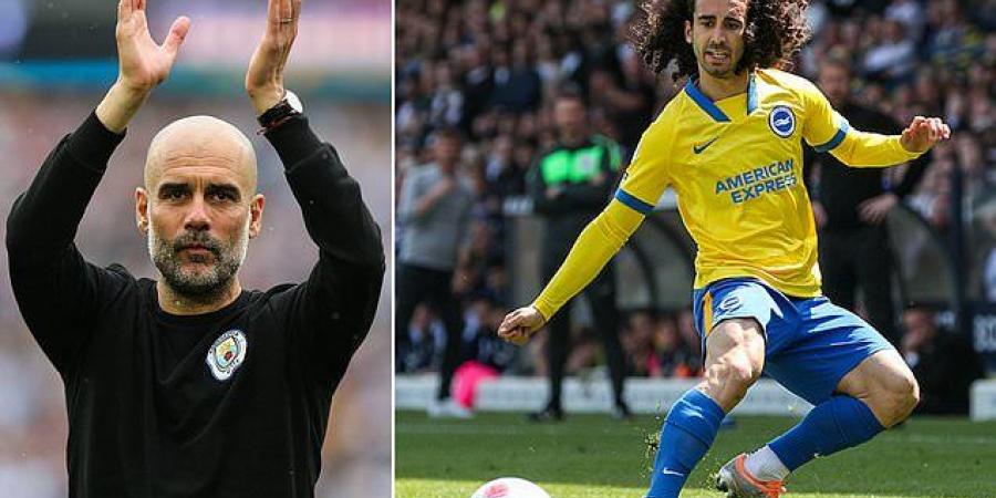 EXCLUSIVE: Manchester City to make £30m swoop for Brighton star Marc Cucurella this summer - with Pep Guardiola eyeing Spain international to fill their problem left back position