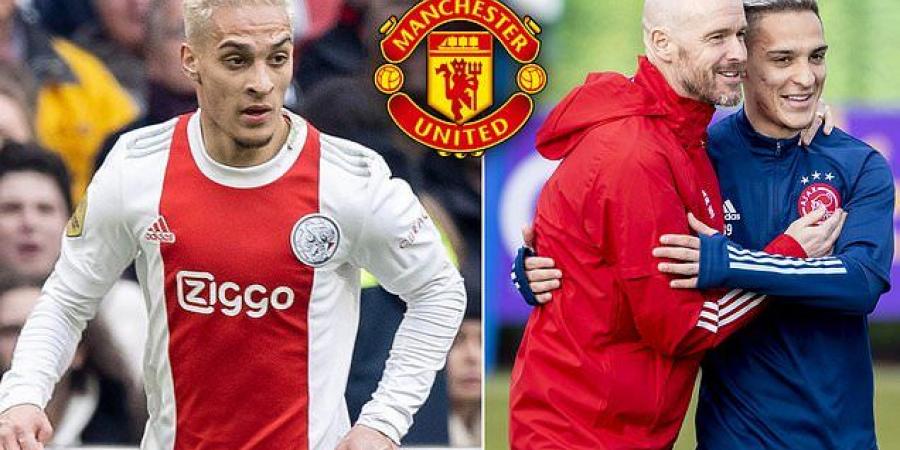 Ajax winger Antony's entourage 'are already in Europe trying to progress a deal with Manchester United' as Erik ten Hag chases his former player... but the Red Devils 'are told they'll have to pay £51m for the Brazilian'
