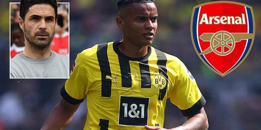 Arsenal 'are offered the chance to sign £21m Borussia Dortmund defender Manuel Akanji this summer'... but the Gunners 'will turn the German giants down because Mikel Arteta wants a left-footed centre back instead' 