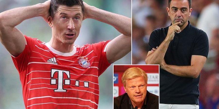 Bayern Munich are 'refusing to budge on their £43m asking price for Robert Lewandowski' despite the striker's desire to leave amid interest from Barcelona... who 'failed with their opening offer of £34m'