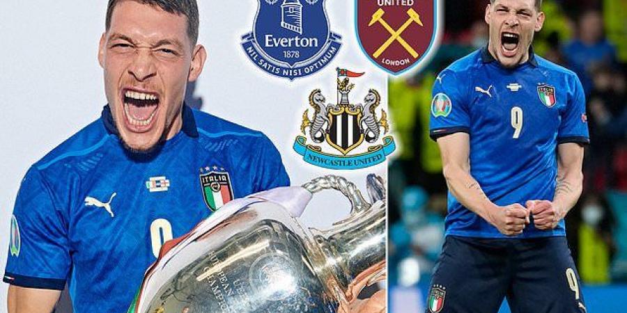 Newcastle, Everton and West Ham 'are all offered the chance to sign Italian Euro 2020 winner Andrea Belotti' as the out-of-contract striker looks for a Premier League switch after leaving Torino 