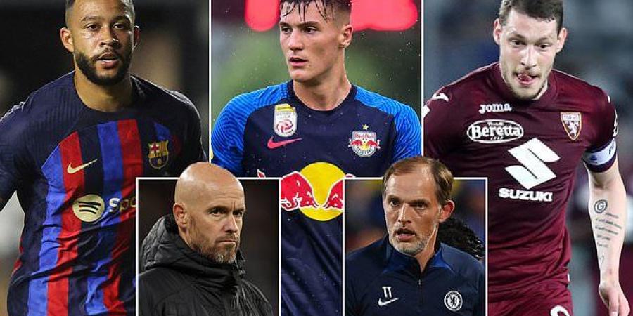 Salzburg wonderkid Benjamin Sesko, unwanted Memphis Depay or bargain Andrea Belotti... with Manchester United, Chelsea and Co on the hunt for a new forward, who could they sign this summer?