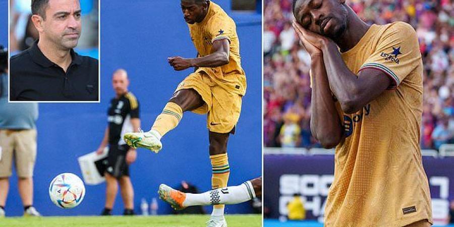 'He has shown what he is capable of': Xavi hails 'special' Ousmane Dembele after the French forward scores twice against Juventus in pre-season... while the Barcelona boss hints that Miralem Pjanic could still have a future at the club